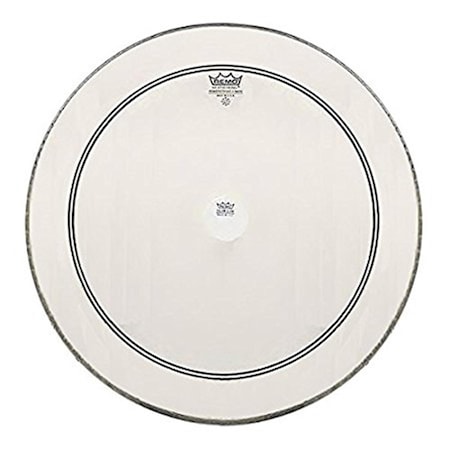 Remo 24 in. Powerstroke 3 Clear Bass Drum Batter Head with White Falam Patch P31324C2-U